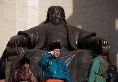 تمثال جنكيز خان في منغوليا