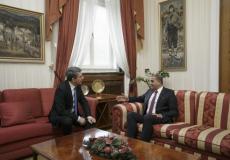 الرئيس البلغاري والسفير احمد المذبوح