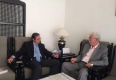 السفير الروسي يستقبل الدكتور جمال المحيسن