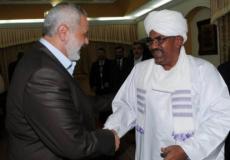 الرئيس السوداني وهنية -ارشيف-
