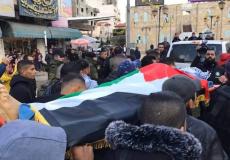 تشييع جثمان الشهيد بدر نافلة