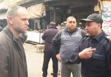 اغلاق الأسواق بغزة