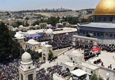 صورة لمسجد قبة الصخرة في القدس 