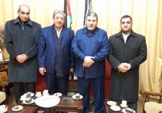 الأمين العام لحركة المقاومة الشعبية في فلسطين أبو قاسم دغمش يستقبل رئيس جامعة الأقصى كمال الشرافي