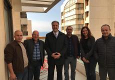 عساف يتفقد أعمال إعادة تأهيل وبناء مكتب الإذاعة والتلفزيون في بيروت