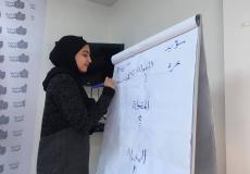 فلسطينيات تستعد لدوري مناظرات قطاع غزة