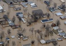 سيول تغمر منطقة سكنية في ولاية ميزوري الأميركية