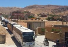 قافلات النازحين والمسلحين في عرسال