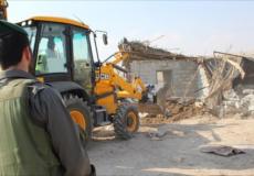 الاحتلال يقوم بعمليات هدم وتجريف في نابلس / ارشيفية