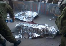 اعدام فلسطينيين عند حاجز حوارة