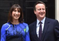 حظيت سامانثا بإشادة لأناقتها حين كان زوجها رئيسا للوزراء