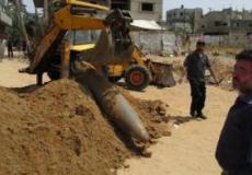 جانب من عمل طواقم هندسة المتفجرات