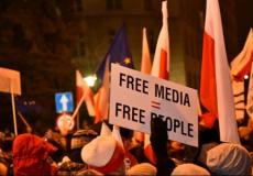 مظاهرات فى بولندا