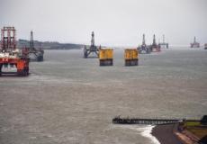 منصة نفط في بحر الشمال