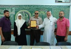 نواب المحافظة الوسطى يتفقدون مدرسة فتحي البلعاوي في مخيم البريج