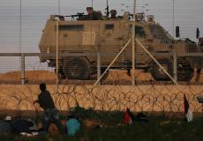 جيب إسرائيلي قرب حدود غزة - أرشيفية