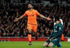 رقم تاريخي لمحمد صلاح بعد هدفه في آرسنال