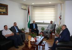  لقاء براك مع وكيل وزارة الأوقاف ومستشارها