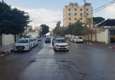 حركة المرور في غزة