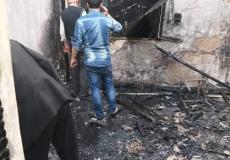 من مكان الحريق