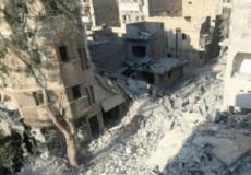 نفت روسيا قصف منزل دقنيش شرقي حلب