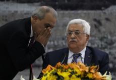 الرئيس عباس واللواء فرج