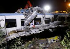 حادث تصادم قطارين