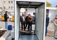 جهاز التعقيم الذي تم انتاجه في جنين