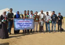 "بناء الشبابي" ينظم سلسلة أنشطة في خيمة العودة الكبرى شرق خانيونس