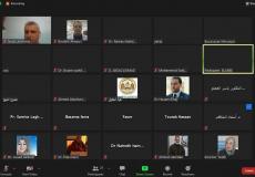 لقاءً اللجنة العلمية لمؤتمر منظمة التعاون الإسلامي والقضية الفلسطينية