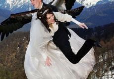 صور غريبة لحفلات الزفاف الروسى