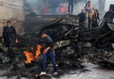 حريق النصيرات