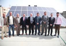 مشروع الطاقة الشمسية في غزة