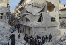 قصف بلدة أريحا السورية