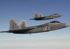 مقاتلات إف-22 الشبح تحلق فوق كوريا الجنوبية