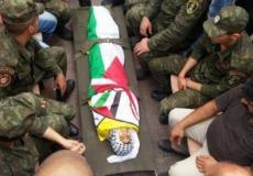 تشييع جثمان شهيد فلسطيني