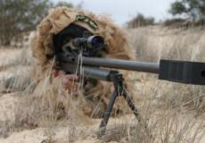 قناص على حدود قطاع غزة - ارشيف