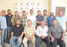 خلال استقباله رابطة مشجعي نادي خدمات الشاطئ