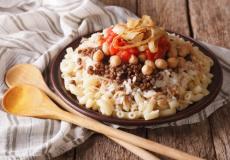 وجبة الكشري المصري