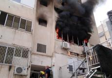 اندلاع حريق في حيفا