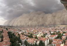 عاصفة رملية قوية تضرب تركيا