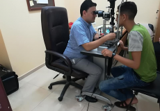 صحة المرأة جباليا يقدم خدمة الفحص المجاني لحالات العيون