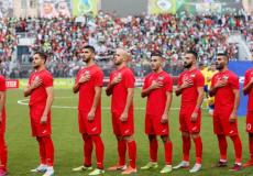 اعضاء فريق المنتخب الفلسطيني