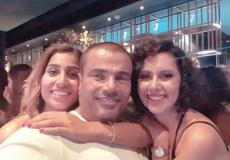 ياسمين الرئيس برفقة عمرو دياب ودينا الشربيني