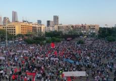 مظاهرة حاشدة في تل أبيب رفضًا لمخططات الضم الإسرائيلية