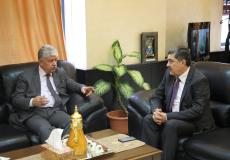 وكيل وزارة الداخلية يستقبل وزير التنمية الاجتماعية احمد مجدلاني