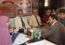 تفقد لجان الثانوية برفح