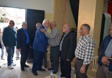 أبو العردات على رأس وفد من حركة "فتح" يعزي باللواء عمر سليمان غيث