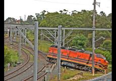 تصادم قطار - ارشيفية -