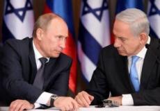 رئيس الحكومة الإسرائيلية بنيامين نتنياهو والرئيس الروسي فلاديمير بوتين
